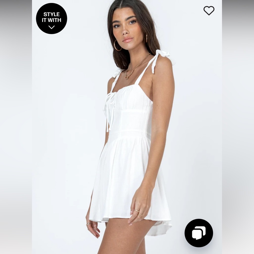Princess Polly Lehanna White Romper